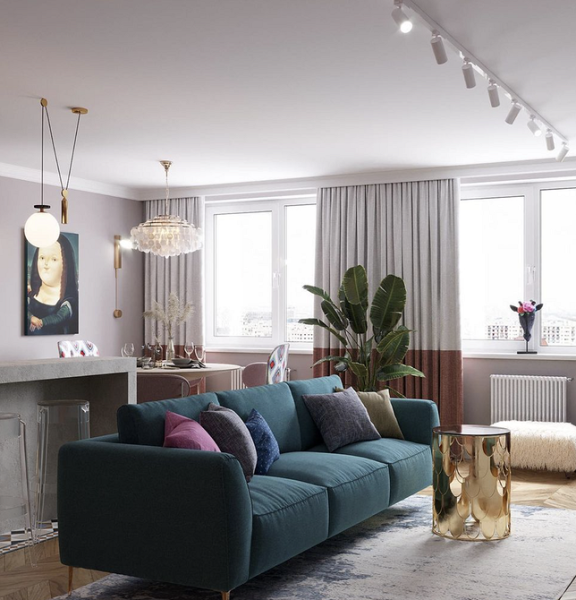 Мало місця для руху Поради з ергономіки: недостатньо місця для вільного пересування між меблями.