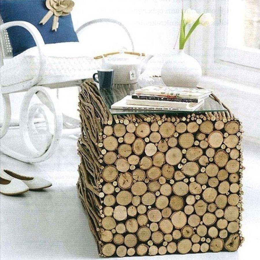 Природний декор з гілок Унікальний журнальний столик з гілок в еко-стилі: природний декор для дому 2026.