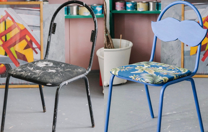 Унікальний декор стільця Меблі своїми руками: приклад реставрації стільців 2026 для створення унікального декору інтер'єру.