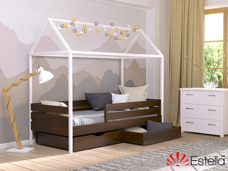 Дерев'яне ліжко аммі 7 | фабрика естелла Дерев'яне ліжко аммі - зображення 7