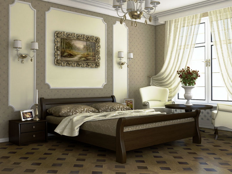 Дерев'яне ліжко діана 9 | фабрика естелла Дерев'яне ліжко діана - зображення 9