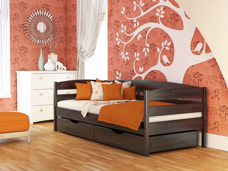 Дерев'яне ліжко нота плюс 3 | фабрика естелла Дерев'яне ліжко нота плюс - зображення 3