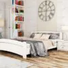 Деревянная кровать Венеция в белом цвете