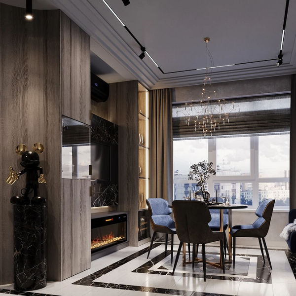 Сучасний каштан Каштанові відтінки в сучасному інтер'єрі, меблі з натурального дерева