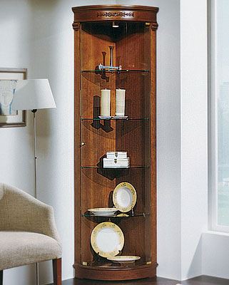 Затишна експозиція вдома Скляна вітрина для дому з колекцією пам'ятних речей, затишний інтер'єр.