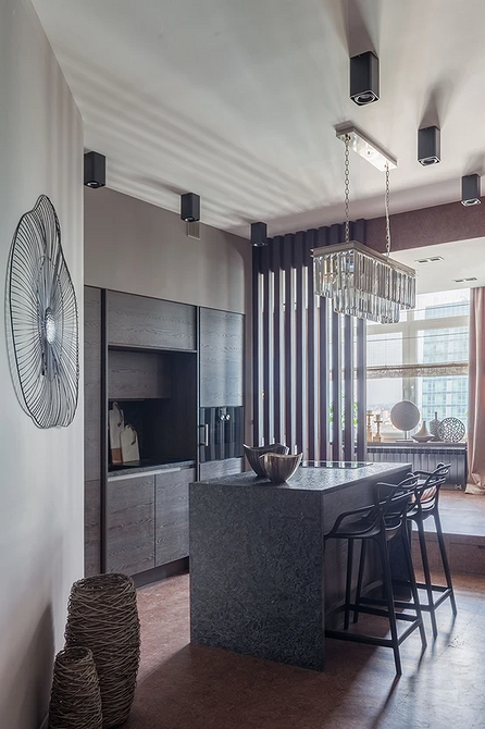 Меблі-трансформери: план Ілюстрація планування смарт-квартири з використанням меблів-трансформерів для оптимізації простору.