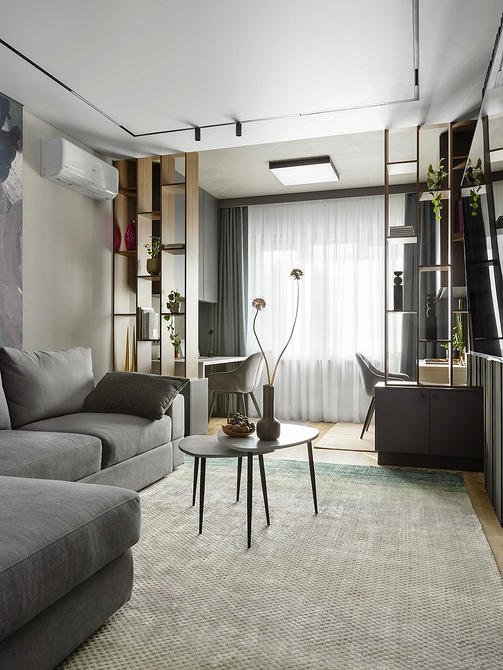 Смарт-трансформація Приклад дизайну з використанням меблів-трансформерів для смарт квартири та візуального розширення