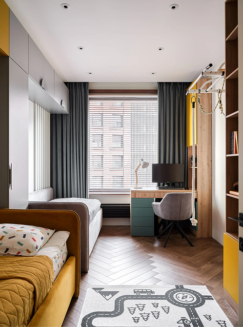 Зонування спальні 2026 Інтер'єр спальні: ідеї зонування та розстановки меблів для невеликої кімнати у 2026 році.