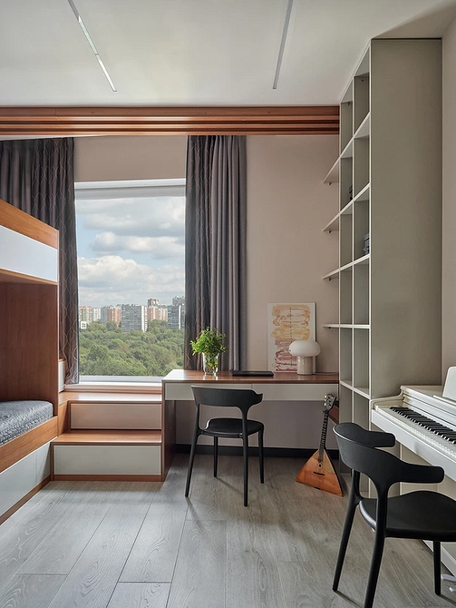 Оптимізація простору Ідеальне розташування меблів у невеликій кімнаті для візуального збільшення простору.