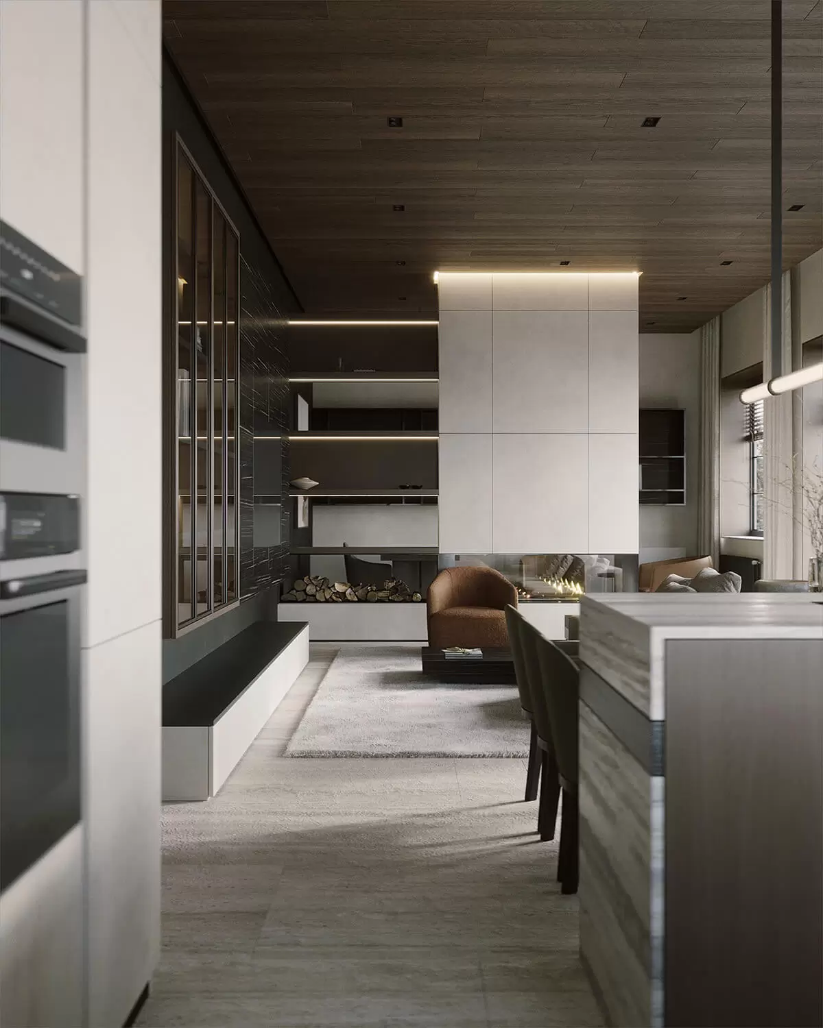 Світло на кухні Кухня в сучасному стилі з використанням світлих порід дерева.