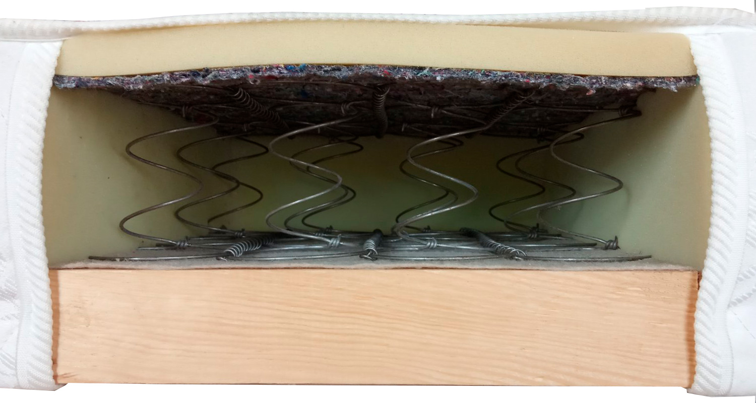 Матрац на каркасі типу ламель (боннель) 3 | фабрика естелла Матрац на каркасі типу ламель (боннель) - зображення 3