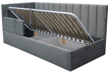 Альтернативний вигляд Ліжко Перлина NEW 90x200 з основою +бортик