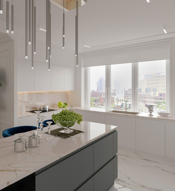 Трендовий дизайн кухні Дизайн кухні з островом: трендові кольори, матеріали та освітлення у 2026 році