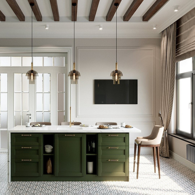 Зонування кухні з островом Кухня з островом: ідеї для зонування простору та створення затишної атмосфери у 2026