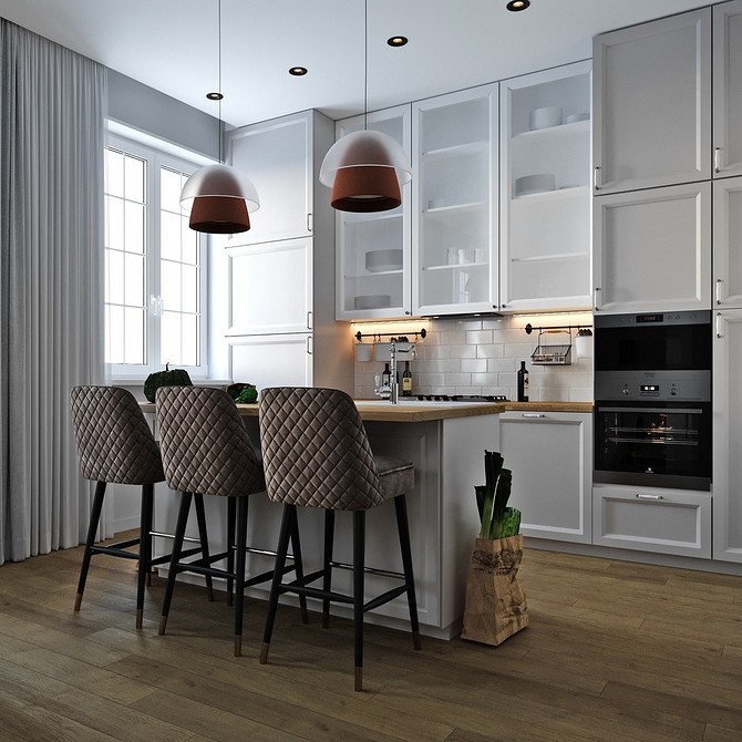 Компактна кухня: ідеї Компактна кухня з островом: оптимальна організація простору для невеликих приміщень 2026