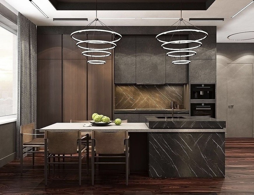 Кухня з островом 2026 Сучасна кухня з островом: стильний дизайн та ергономічне планування простору 2026