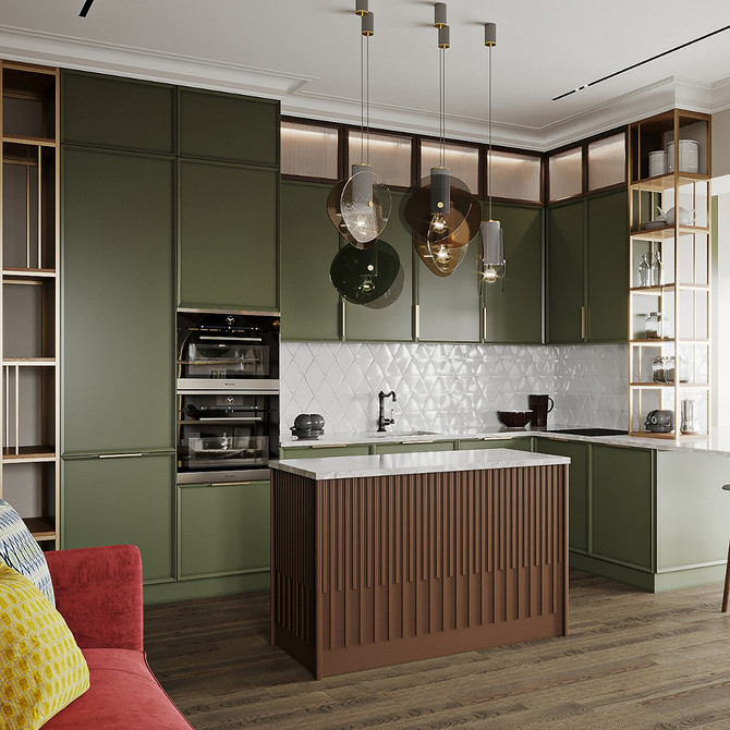 Мінімалізм в дизайні кухні Сучасна кухня з островом: інтегрована техніка та мінімалістичний дизайн для 2026