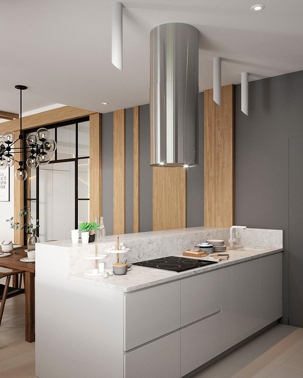 Кухня-вітальня з островом Дизайн кухні з островом: сучасна кухня-вітальня з ергономічним плануванням