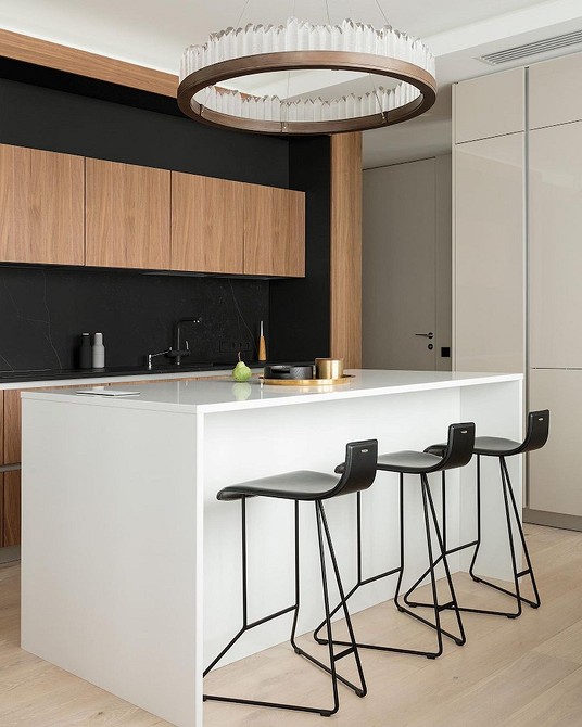 Ергономічна кухня-вітальня Кухня-вітальня з островом: сучасний дизайн, організація простору та комфорт у 2026