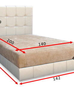 Альтернативний вигляд Ліжко Магнолія 140x200 з матрацом