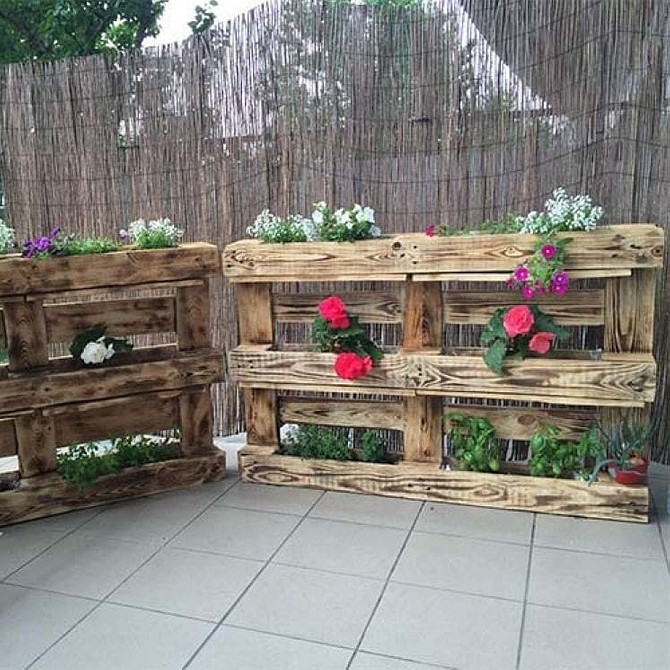 Економія простору з піддонів Меблі з піддонів для саду: оригінальний дизайн, створений своїми руками, економія простору