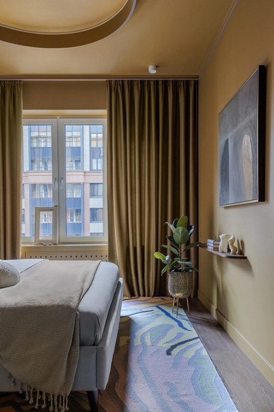 Легкий догляд Практичні та легко-пранні штори в сучасну спальню, догляд за тканиною