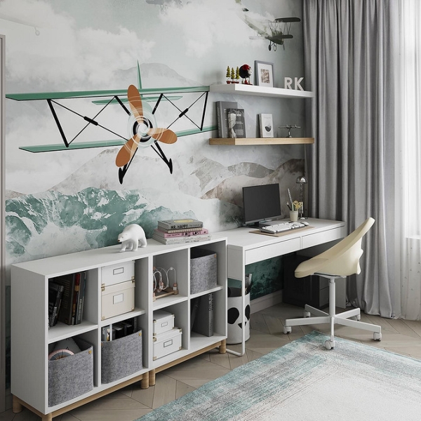 Мінімалізм: простота та функціональність Дизайн дитячої кімнати 2026 в стилі мінімалізм з функціональними меблями та безпечним інтер'єром.