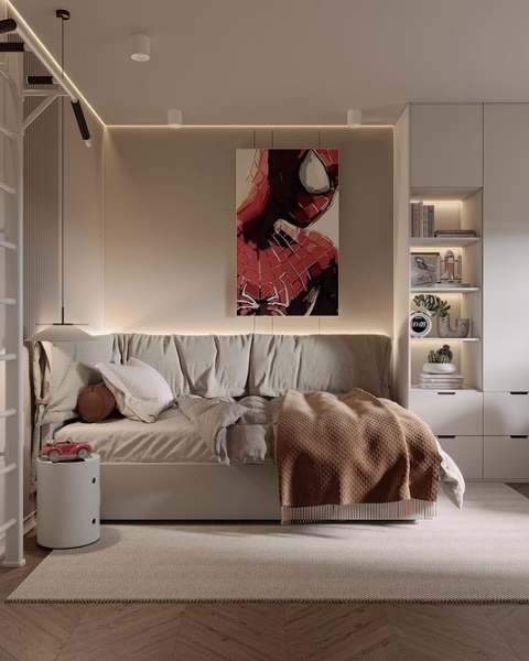 Дитяча для двох Сучасний дизайн дитячої кімнати 2026 для двох дітей з функціональними меблями.