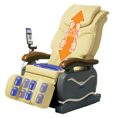 Акупунктурний масаж стоп Сучасне масажне крісло 2026 з акупунктурним масажем стоп для покращення загального стану здоров'я.