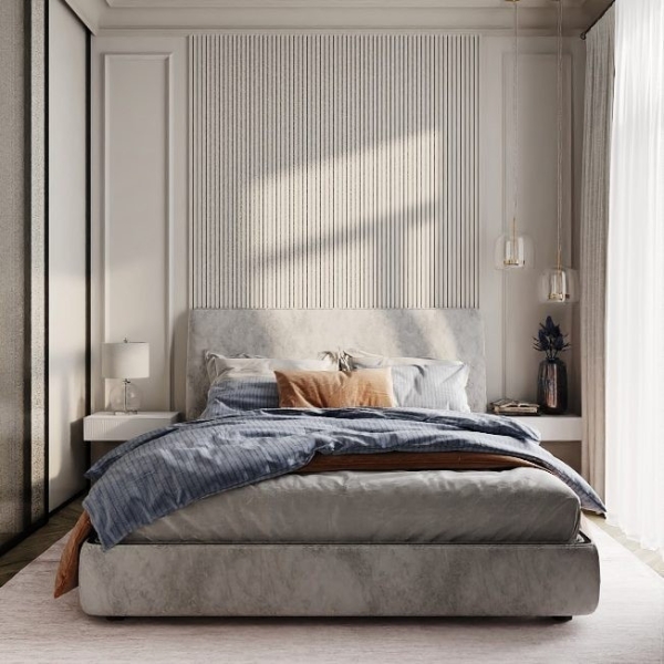 Затишок 2026 М'яке ліжко в трендах 2026: затишна спальня з акцентом на комфорт та стиль